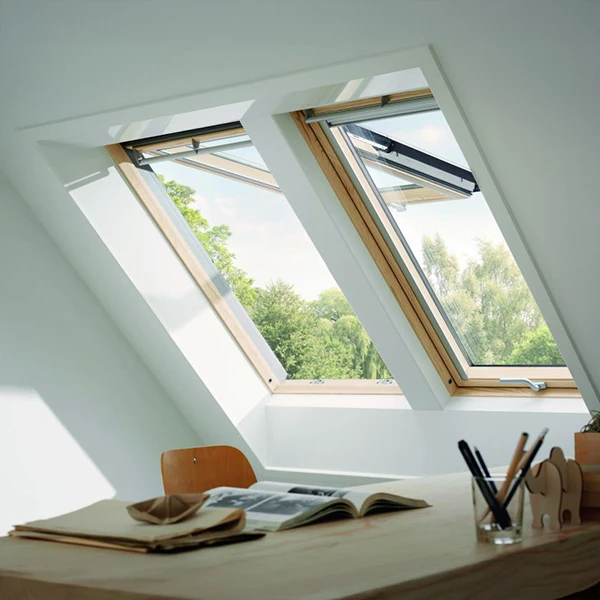 Innenansicht Dachraum mit Dachliegefenster